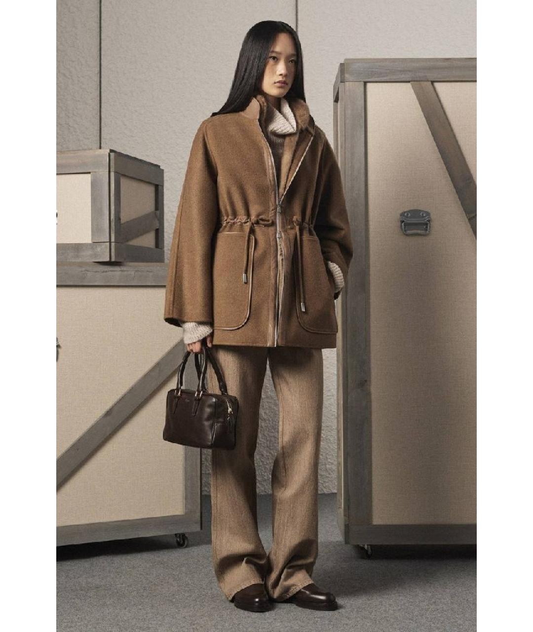 KITON Бежевая кашемировая парка, фото 2