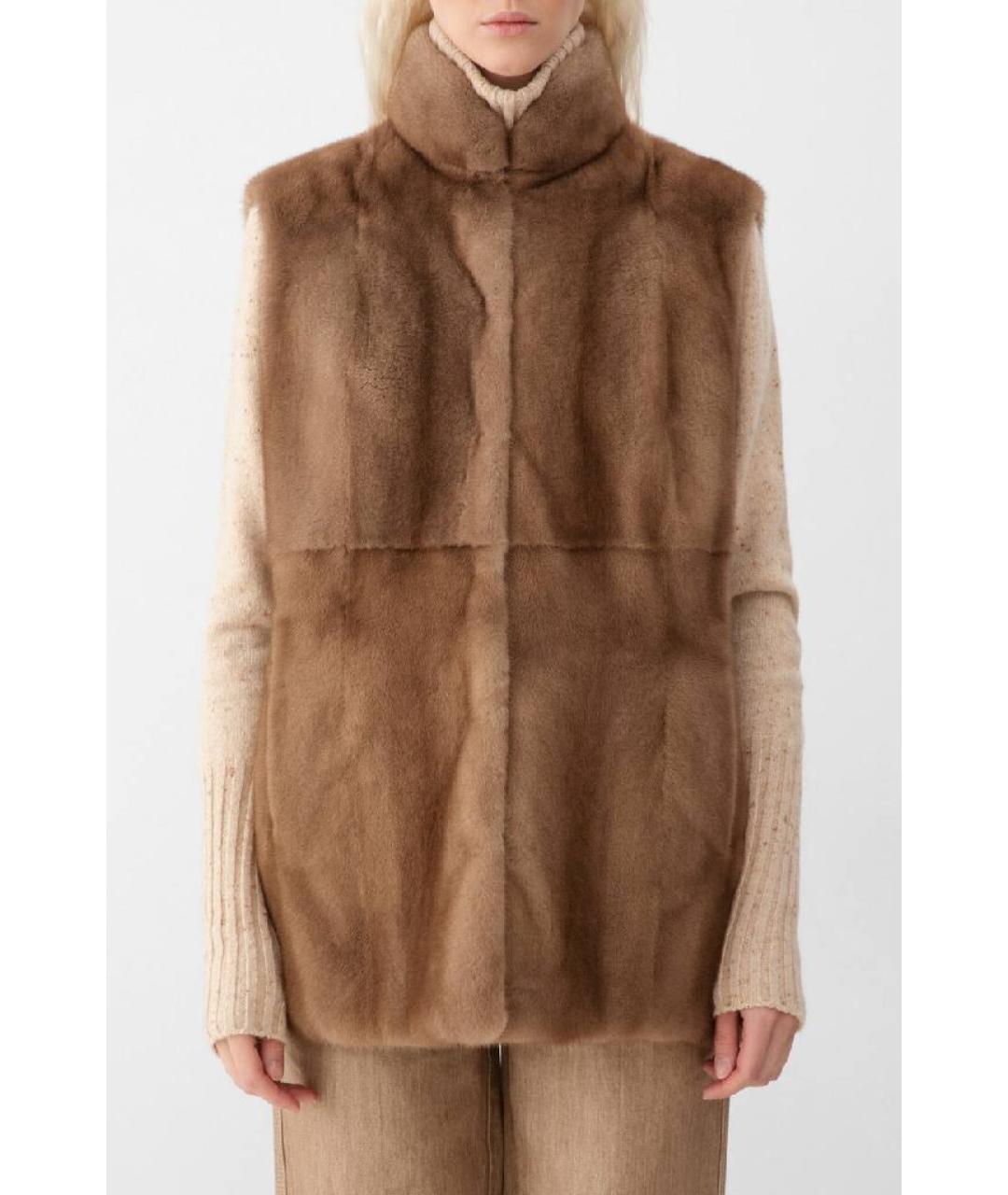 KITON Бежевая кашемировая парка, фото 6