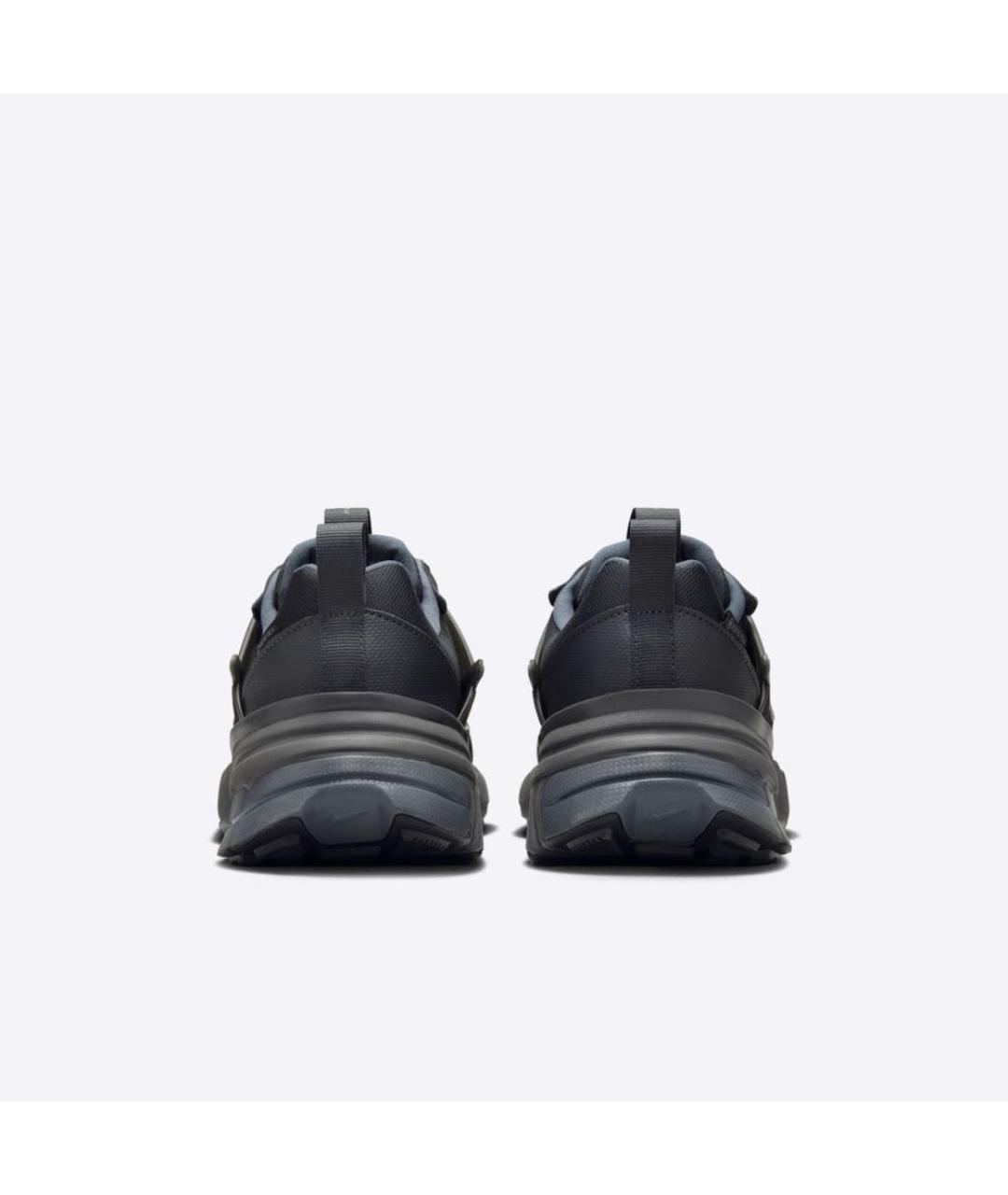 NIKE Черные текстильные низкие кроссовки / кеды, фото 4