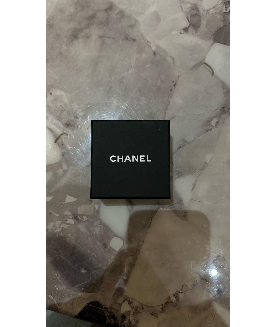 CHANEL Серебряные позолоченные серьги, фото 3