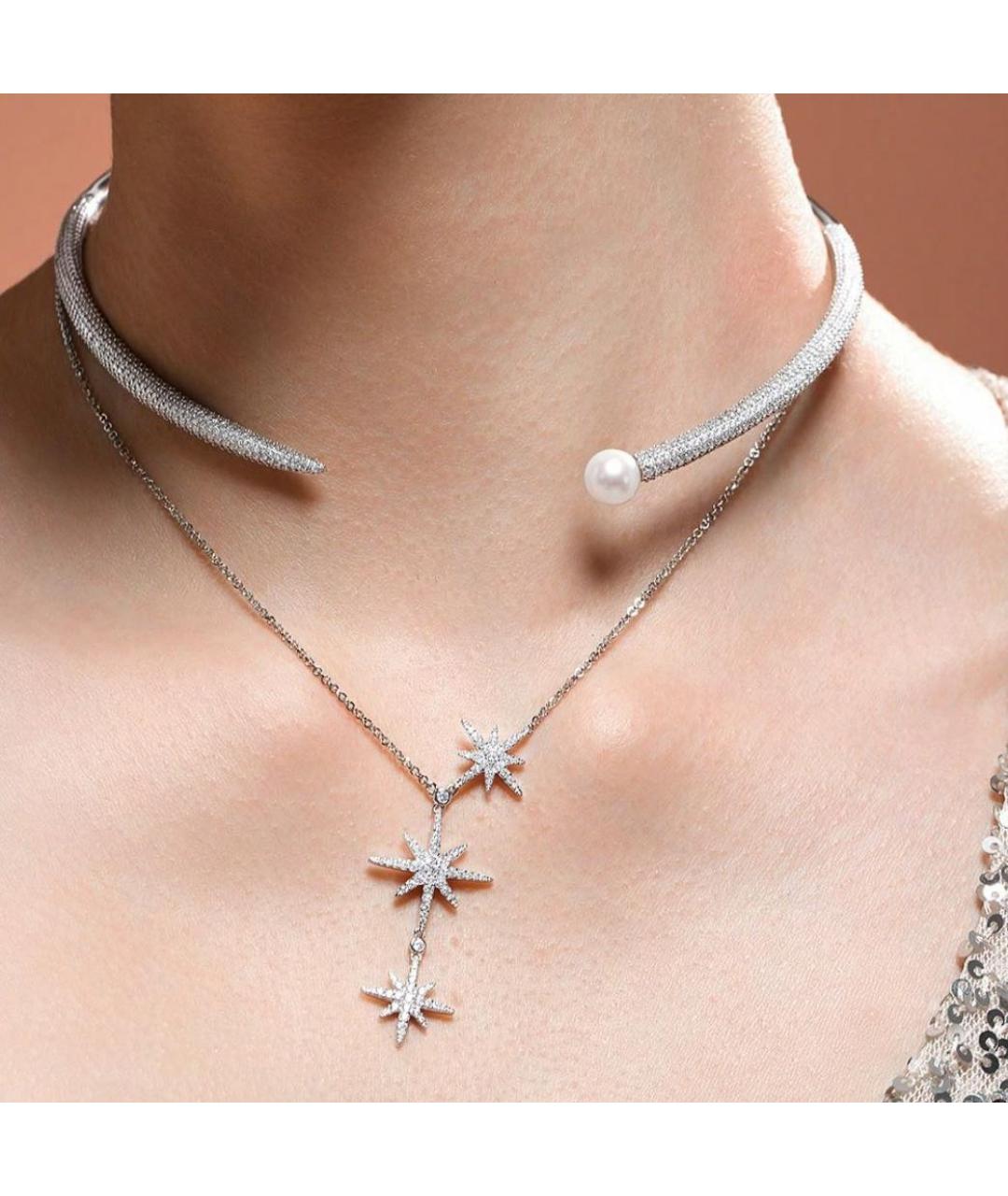 APM Monaco Серебряное серебряное колье, фото 3