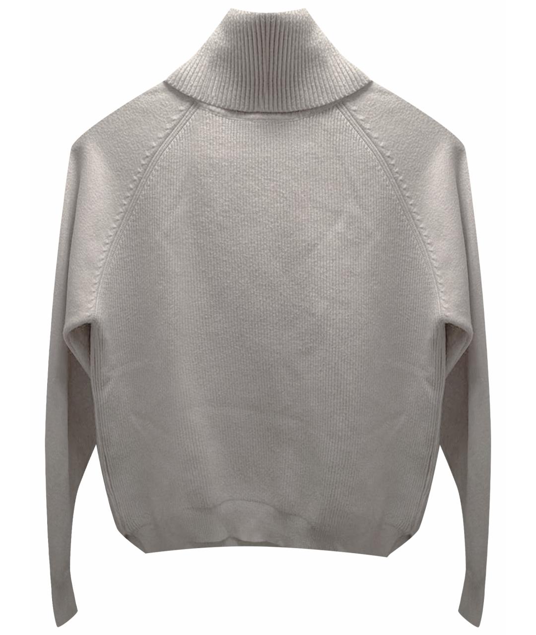 LORO PIANA Бежевая кашемировая водолазка, фото 1