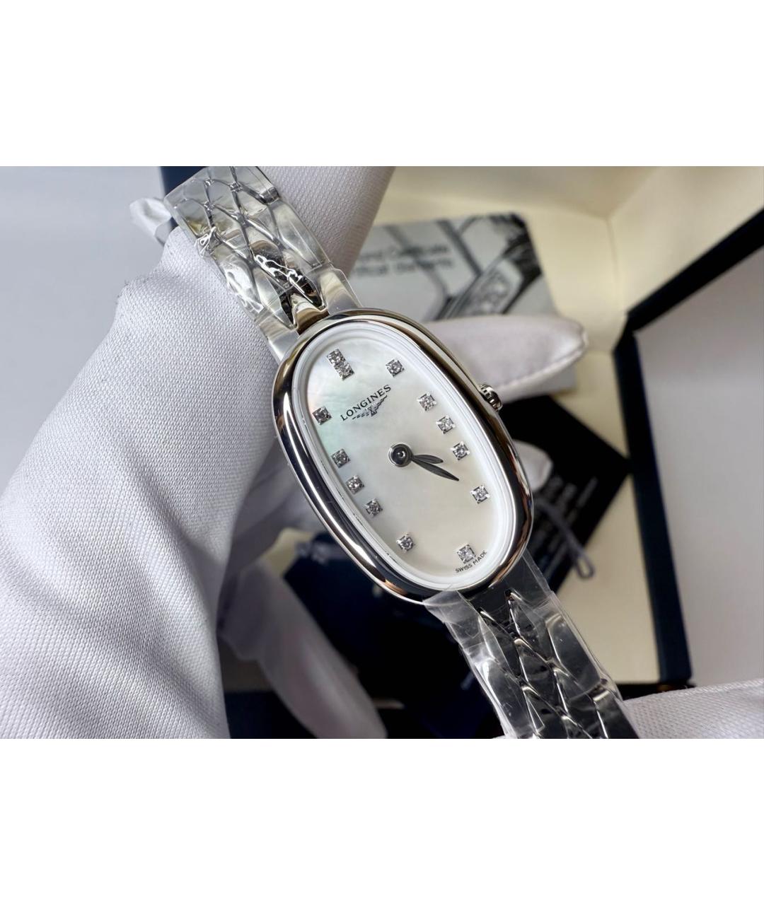 LONGINES Серебряные металлические часы, фото 3