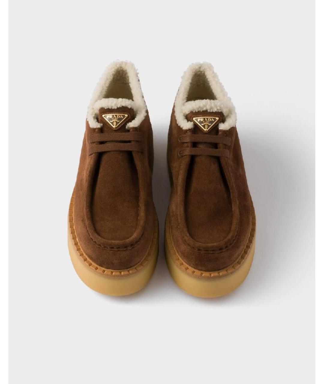 CELINE Горчичные ботинки из искусственной кожи, фото 2