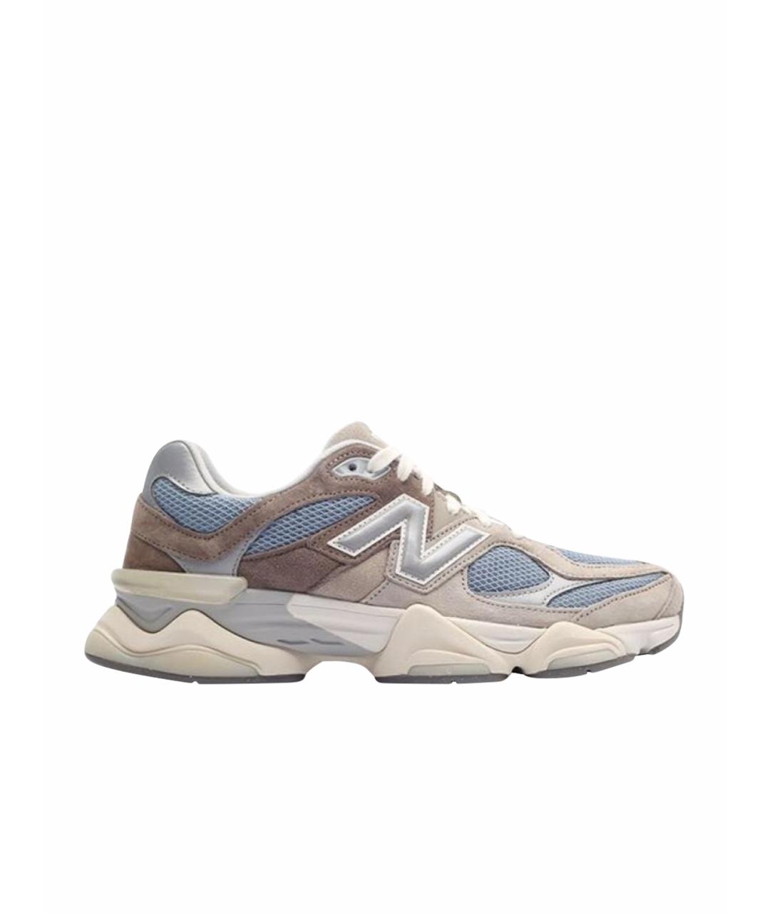 NEW BALANCE Коричневые замшевые низкие кроссовки / кеды, фото 1