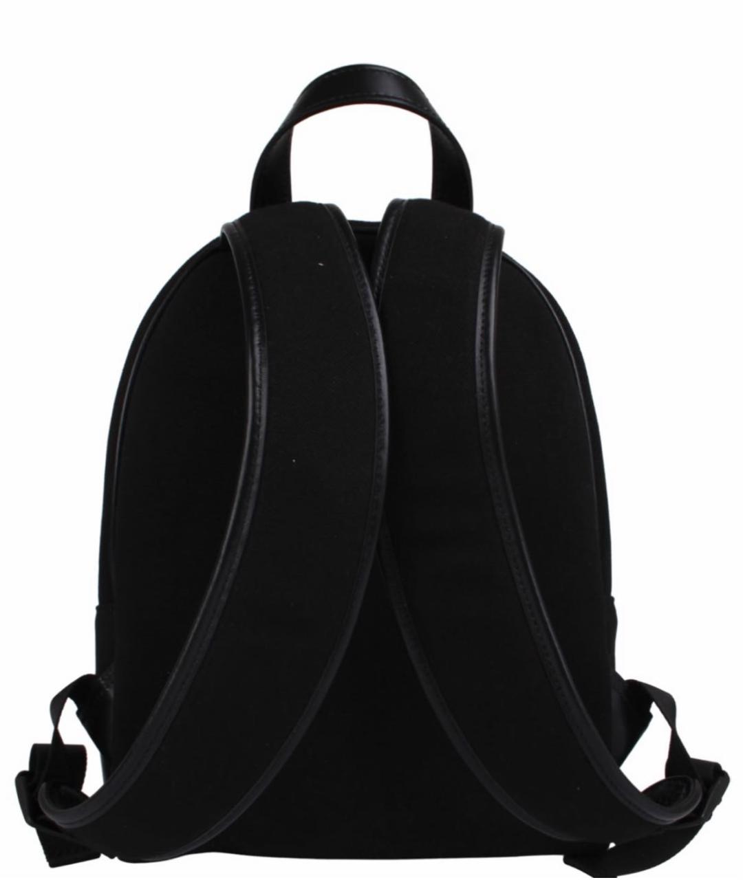 BALMAIN Черный хлопковый рюкзак, фото 2