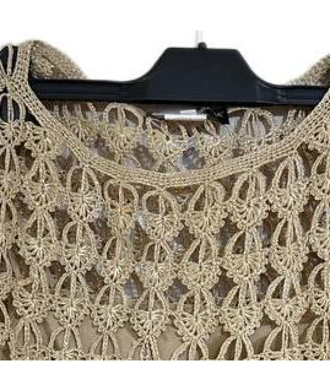 DOLCE&GABBANA Бежевое шерстяное повседневное платье, фото 3