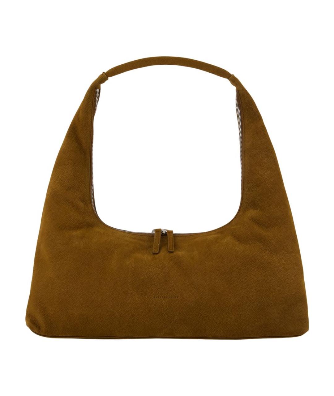 MARGESHERWOOD Коричневая замшевая сумка через плечо, фото 1