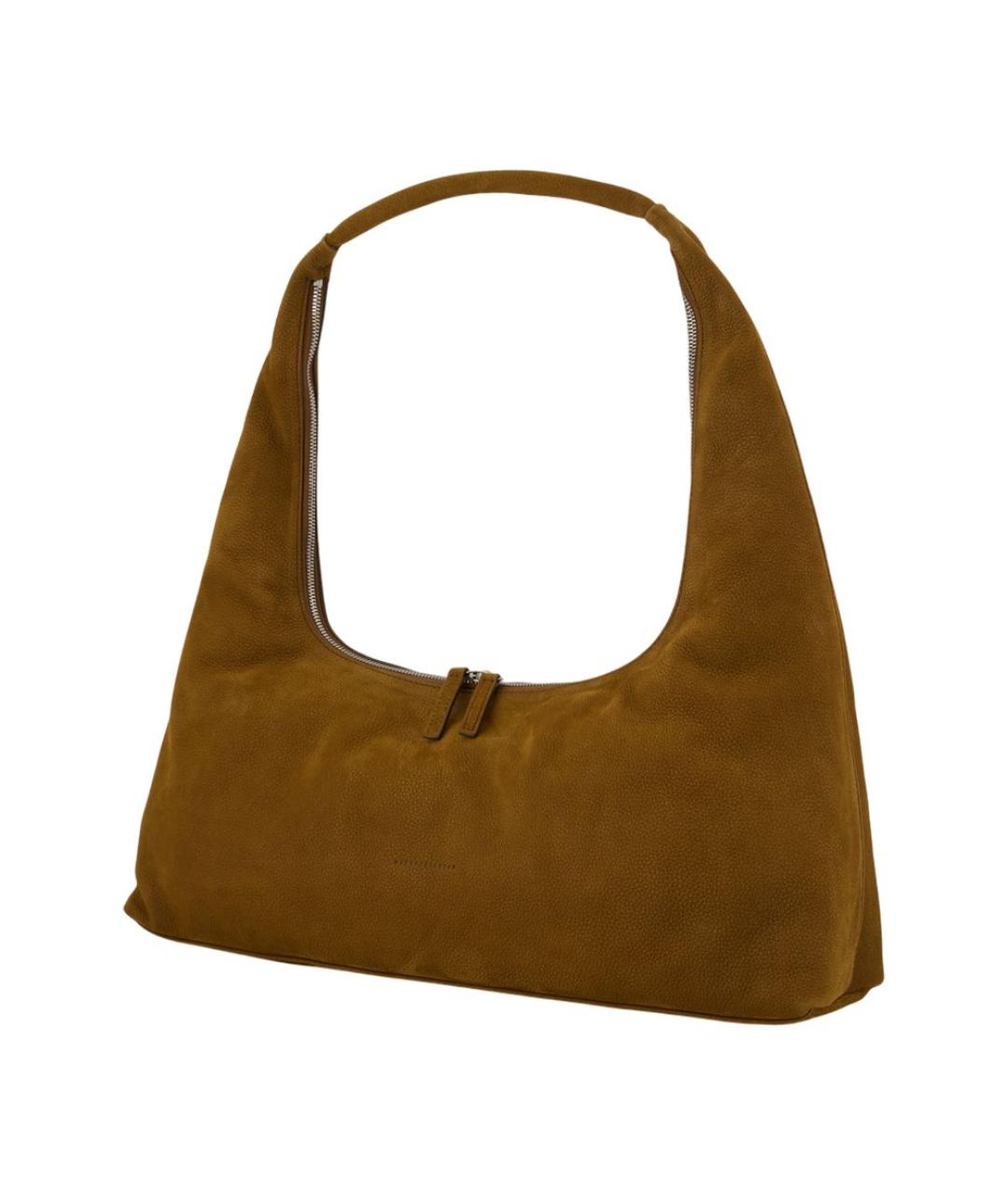 MARGESHERWOOD Коричневая замшевая сумка через плечо, фото 2