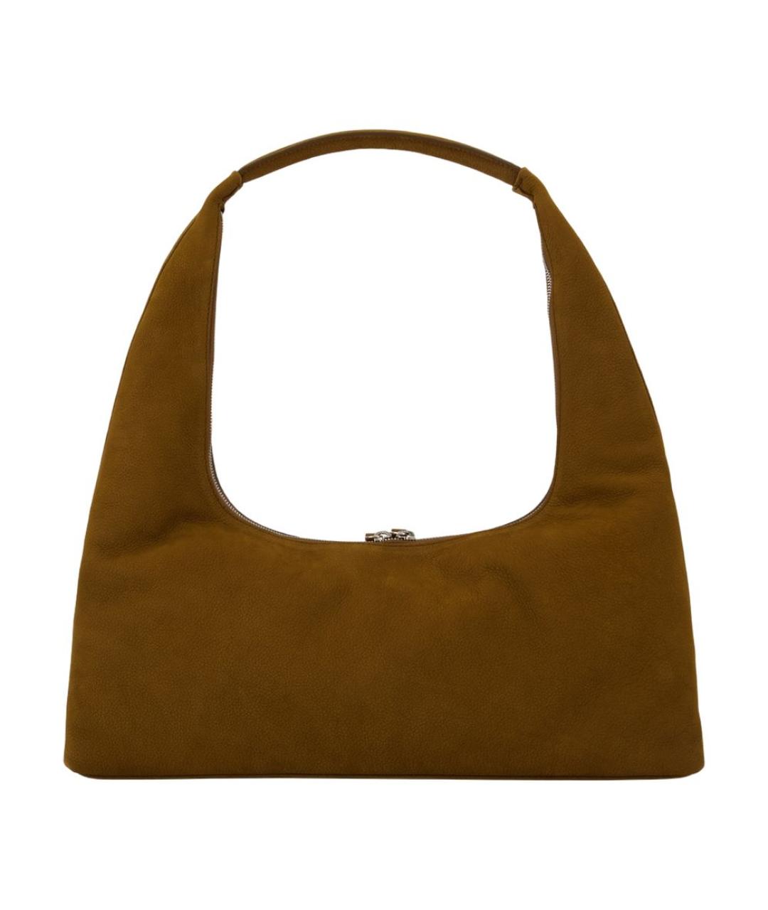 MARGESHERWOOD Коричневая замшевая сумка через плечо, фото 3