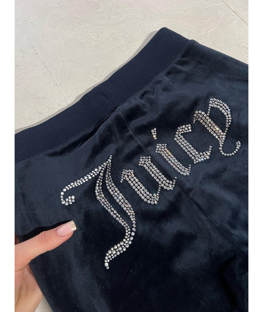 JUICY COUTURE Темно-синий велюровый спортивные костюмы, фото 8