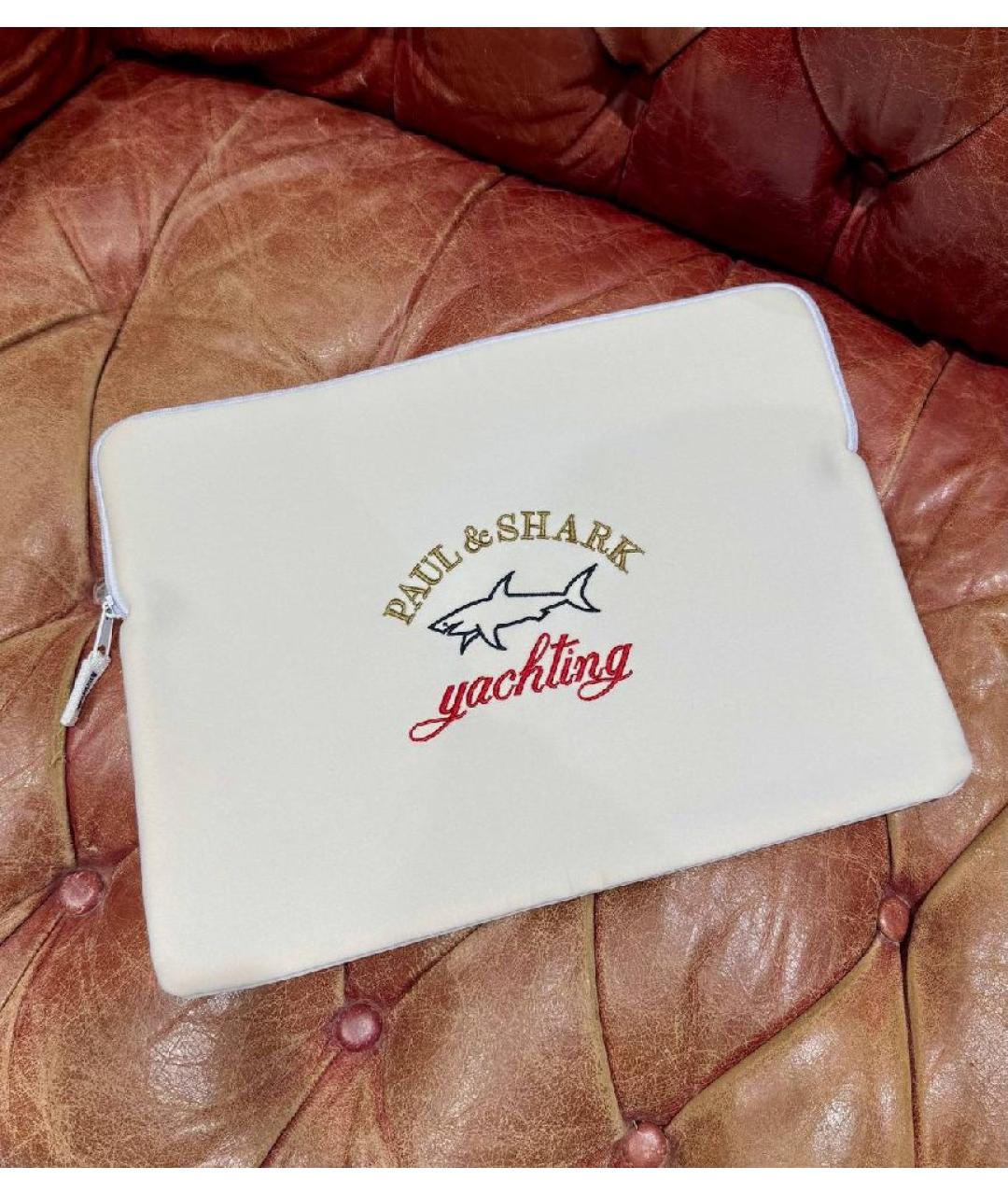 PAUL & SHARK Белая дорожная/спортивная сумка, фото 6