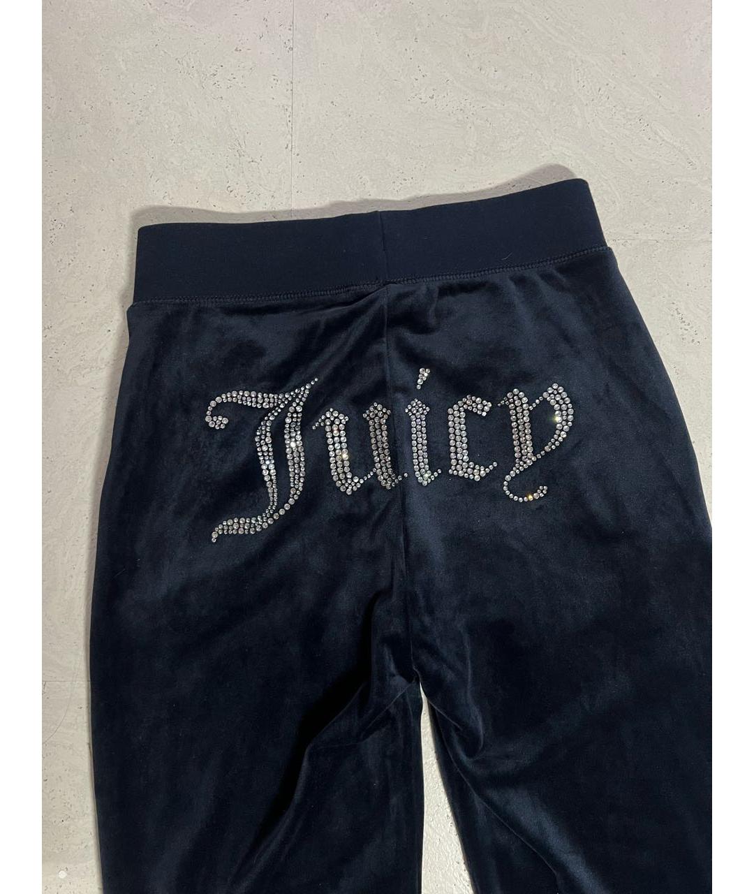 JUICY COUTURE Темно-синий велюровый спортивные костюмы, фото 5