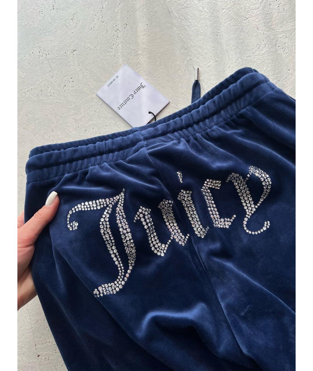JUICY COUTURE Синий велюровый спортивные костюмы, фото 7