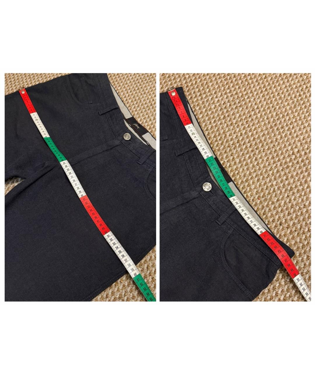 BRIONI Серые хлопковые прямые джинсы, фото 6