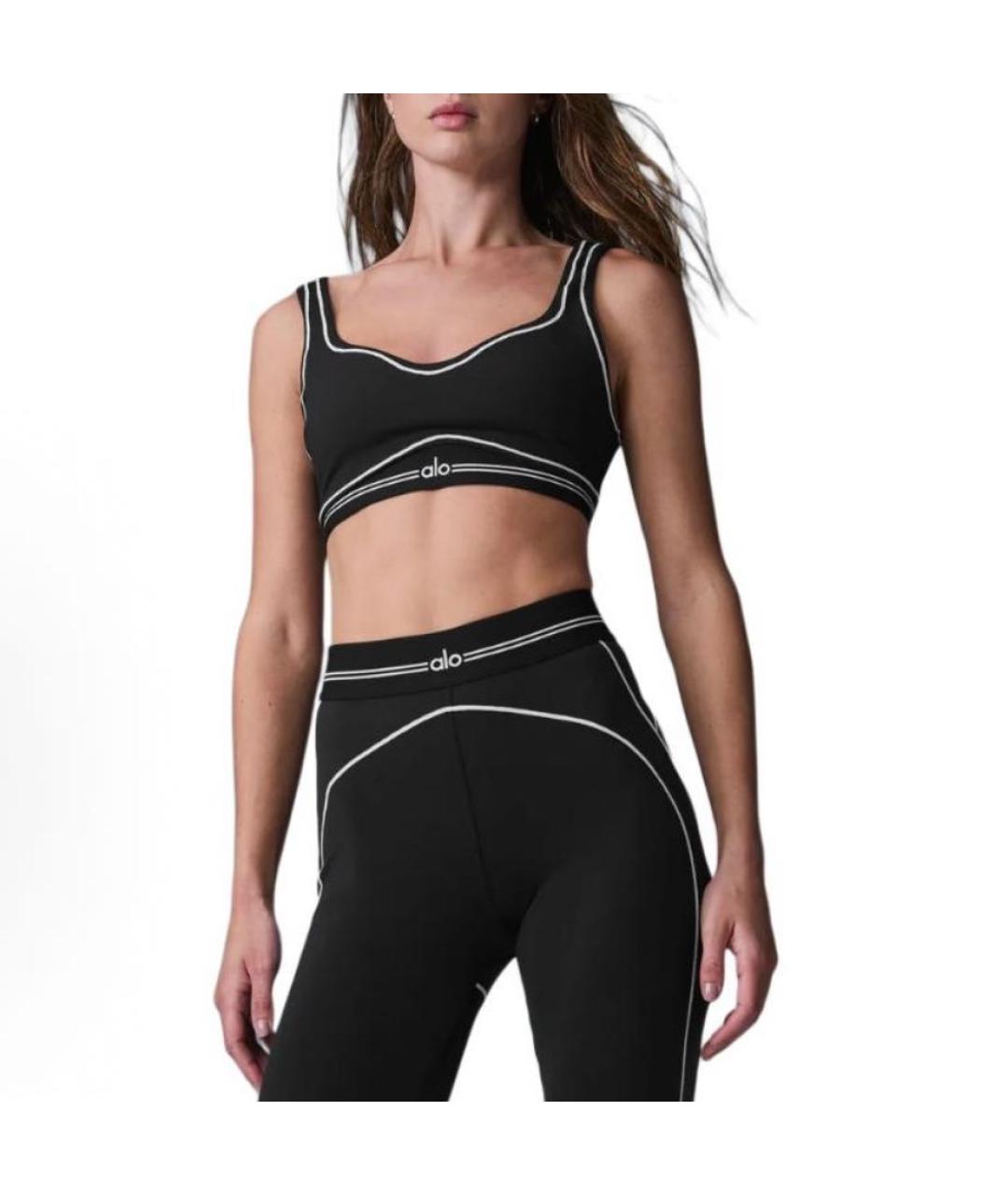 ALO YOGA Черный бюстгалтеры, фото 2