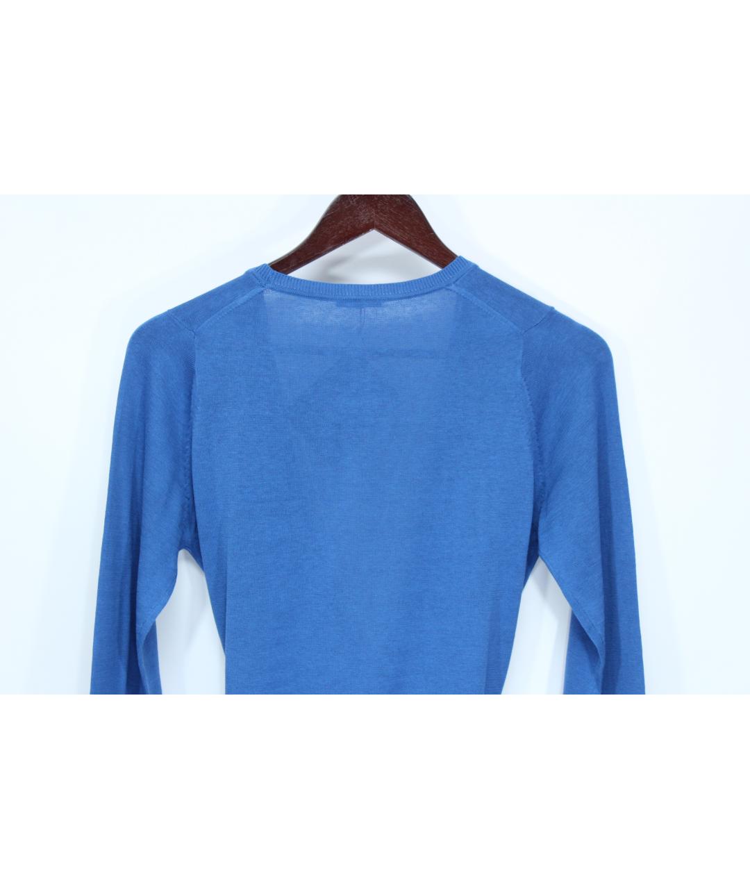 BALLANTYNE Синий шелковый кардиган, фото 5