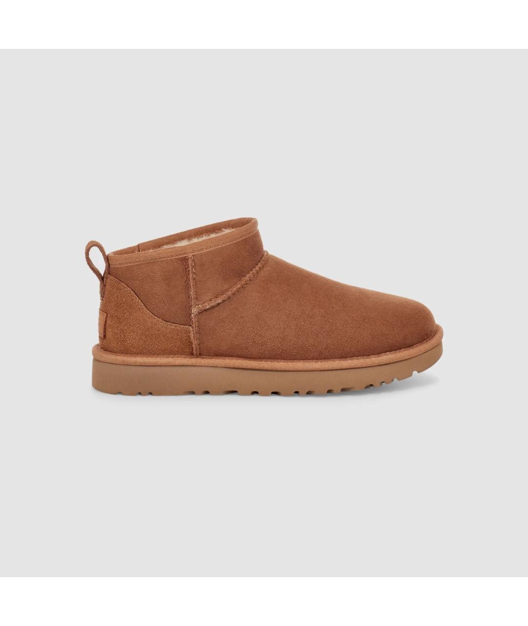 UGG AUSTRALIA Коричневые замшевые ботинки, фото 6