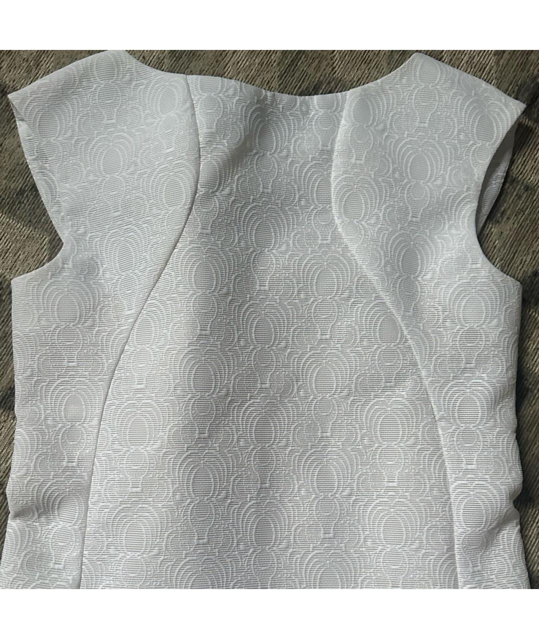 SAINT LAURENT Белое коктейльное платье, фото 8