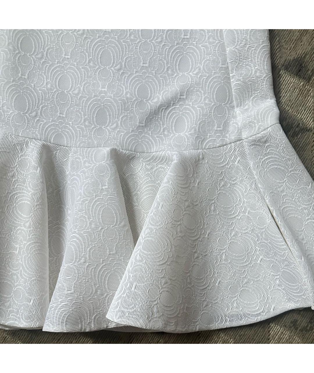 SAINT LAURENT Белое коктейльное платье, фото 7