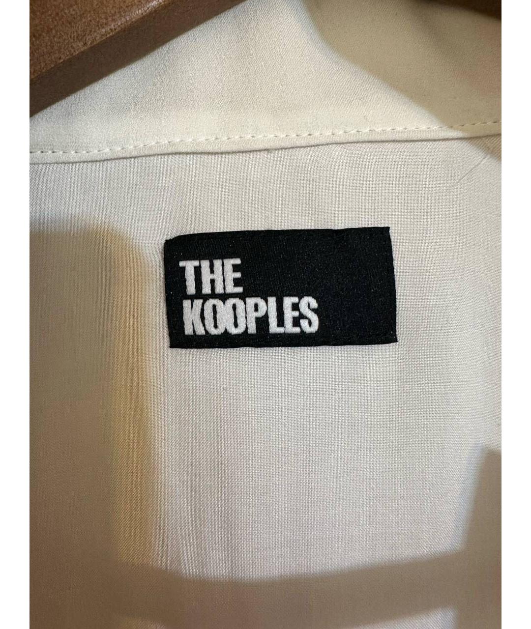 THE KOOPLES Белая шелковая блузы, фото 3