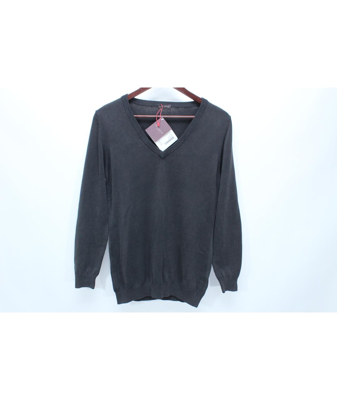 BALLANTYNE Серый хлопковый джемпер / свитер, фото 2