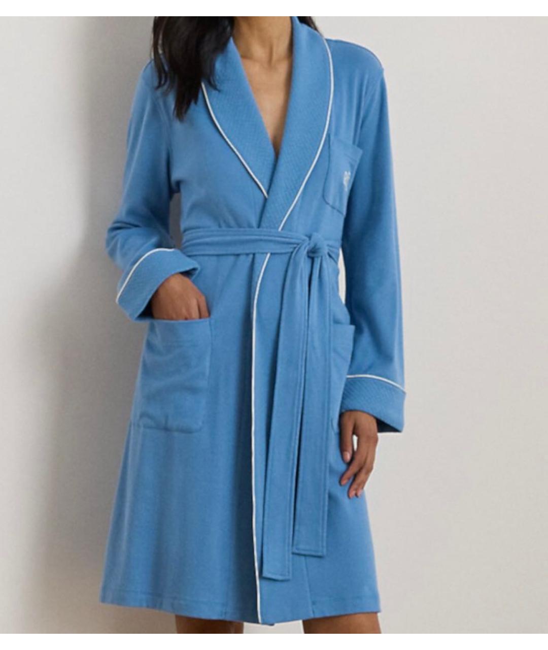 RALPH LAUREN Голубой халаты, фото 6