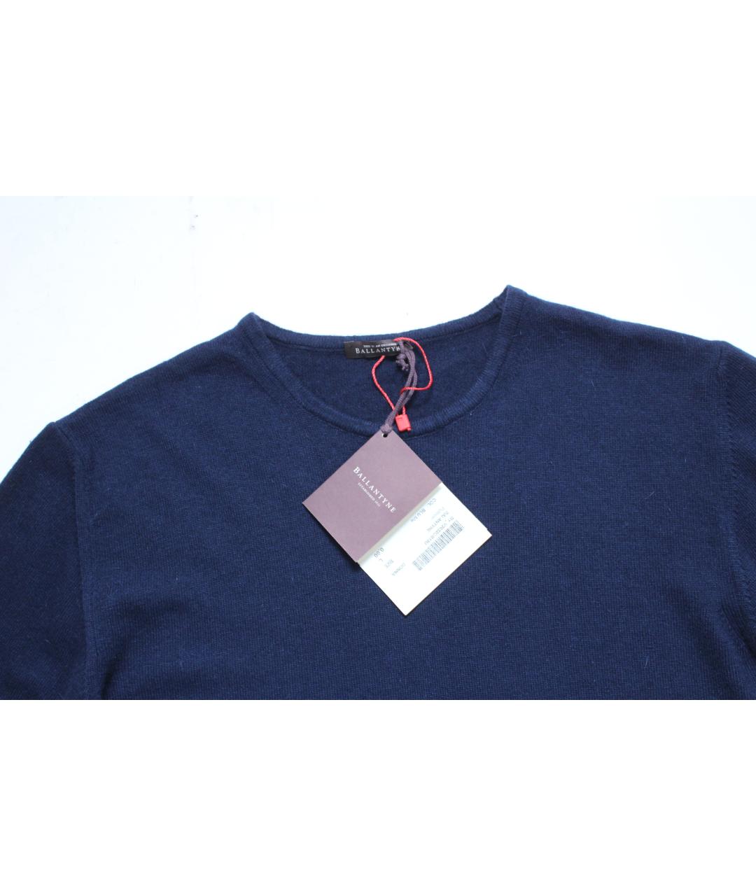 BALLANTYNE Синий шелковый джемпер / свитер, фото 6