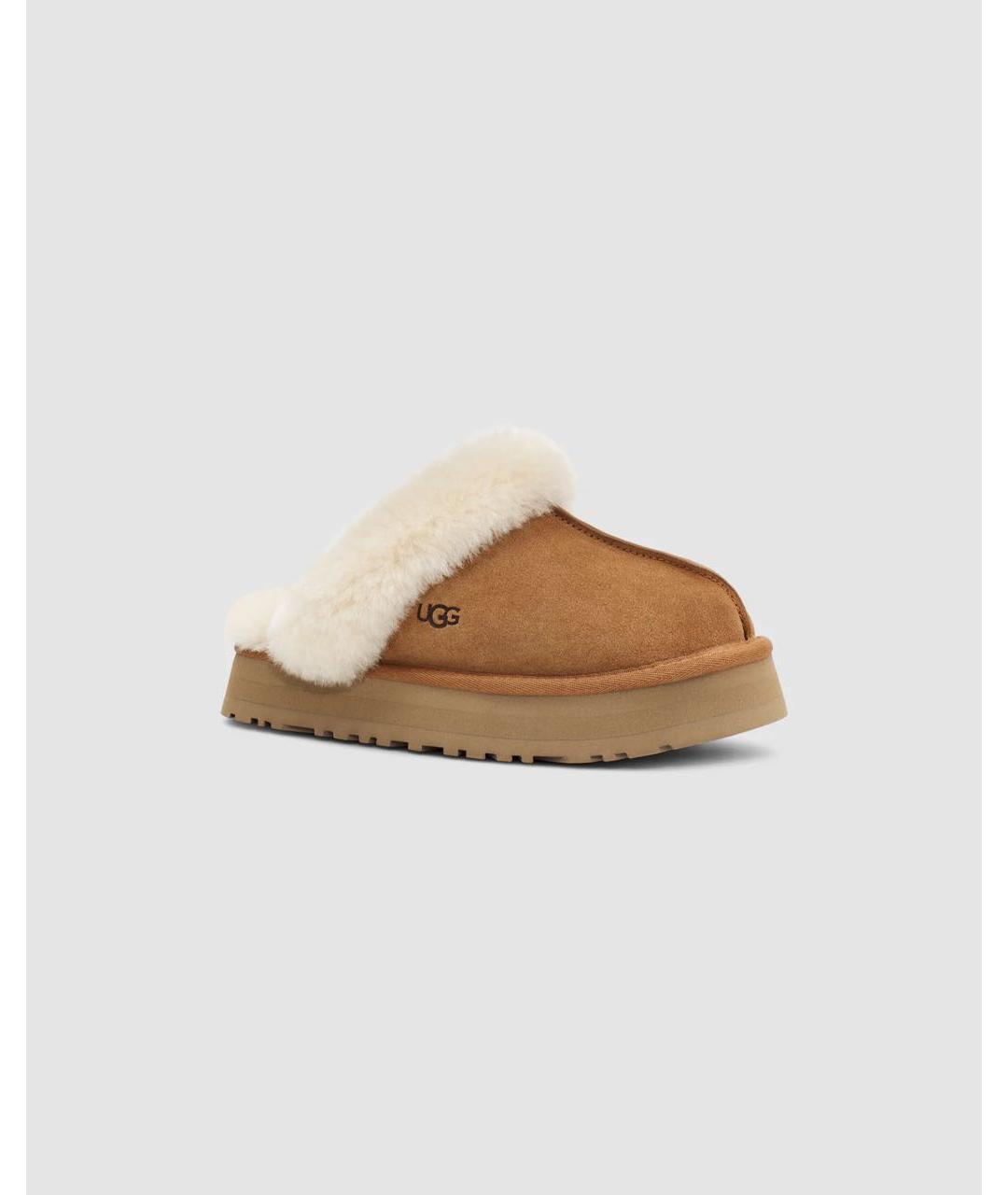 UGG AUSTRALIA Коричневые замшевые ботинки, фото 2