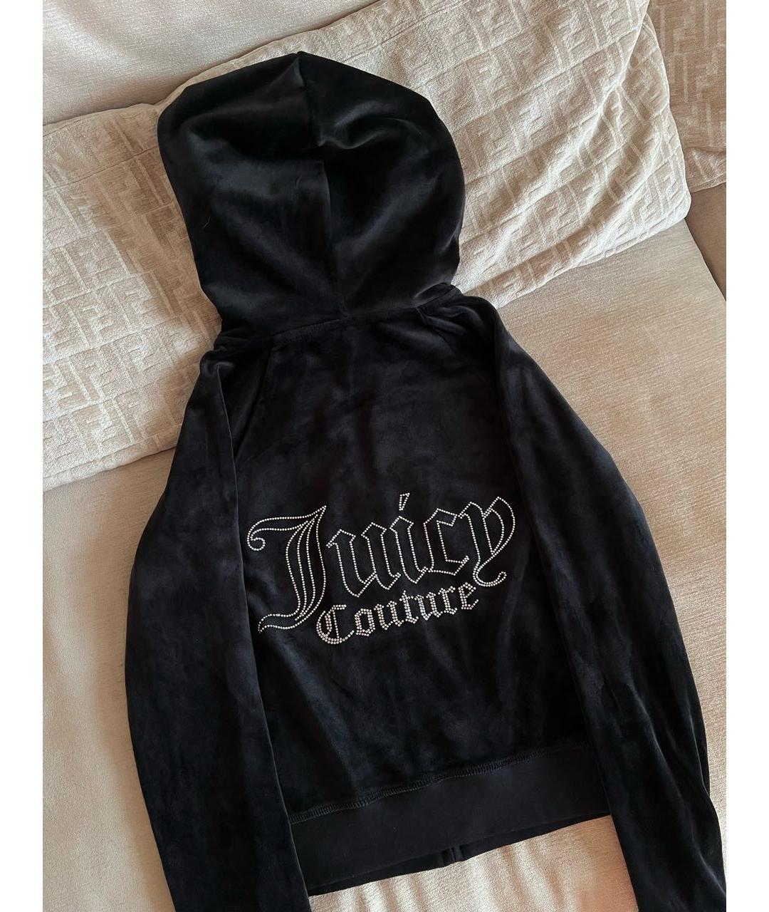 JUICY COUTURE Черный велюровый спортивные костюмы, фото 6