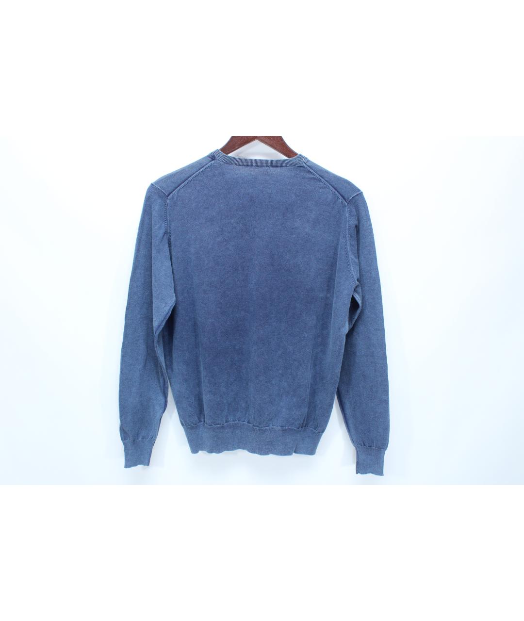 BALLANTYNE Синий хлопковый джемпер / свитер, фото 4