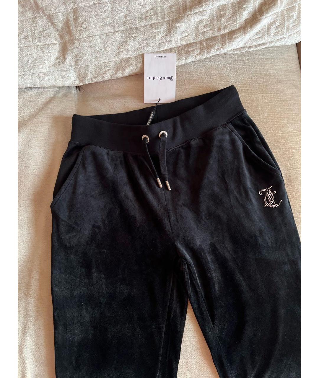 JUICY COUTURE Черный велюровый спортивные костюмы, фото 3