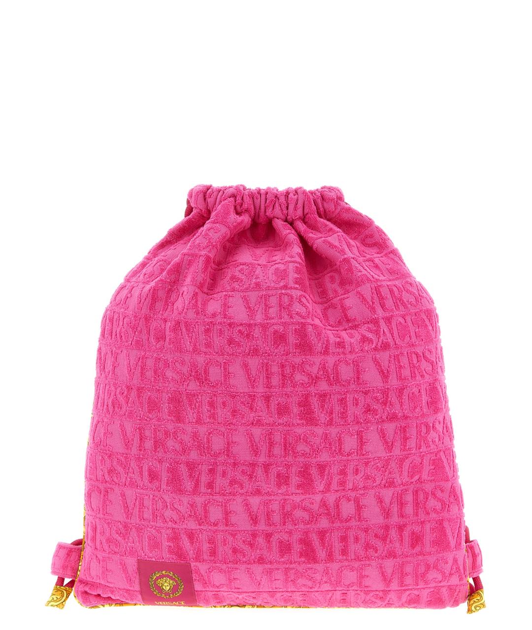 VERSACE Фуксия тканевый рюкзак, фото 1