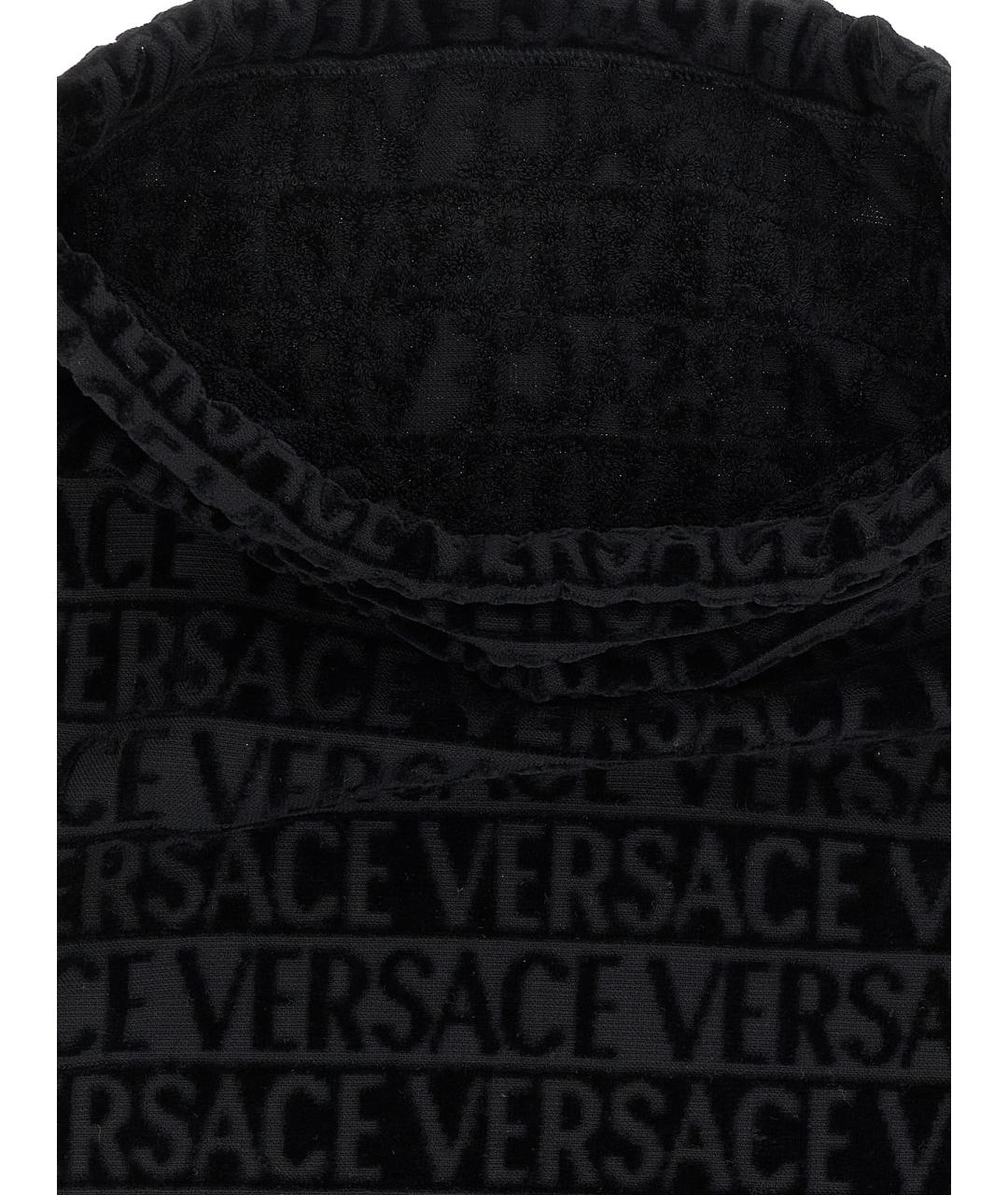 VERSACE Черный тканевый рюкзак, фото 4