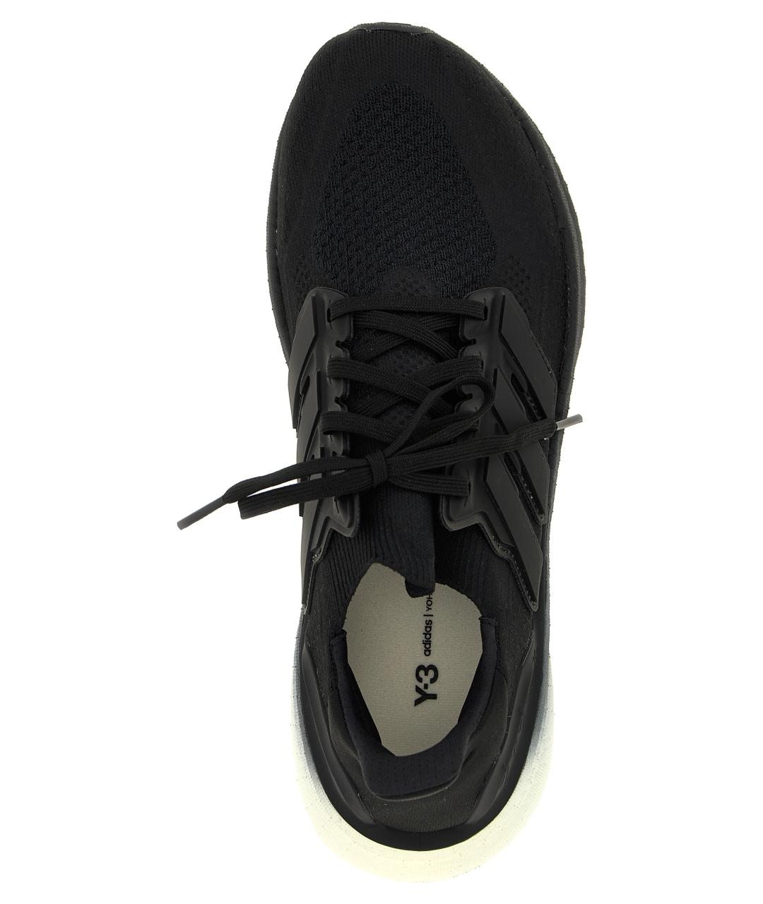 Y-3 Черные текстильные кроссовки, фото 4