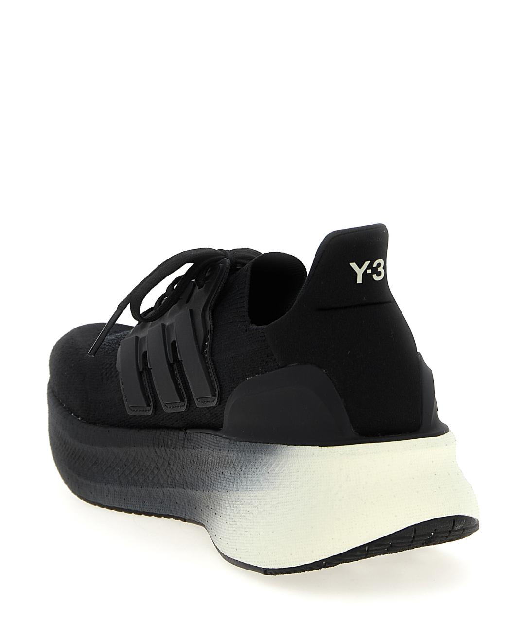 Y-3 Черные текстильные кроссовки, фото 3