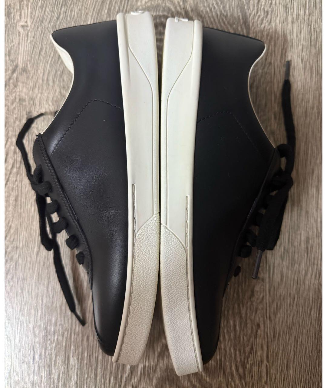 CHANEL Черные кожаные кроссовки, фото 8