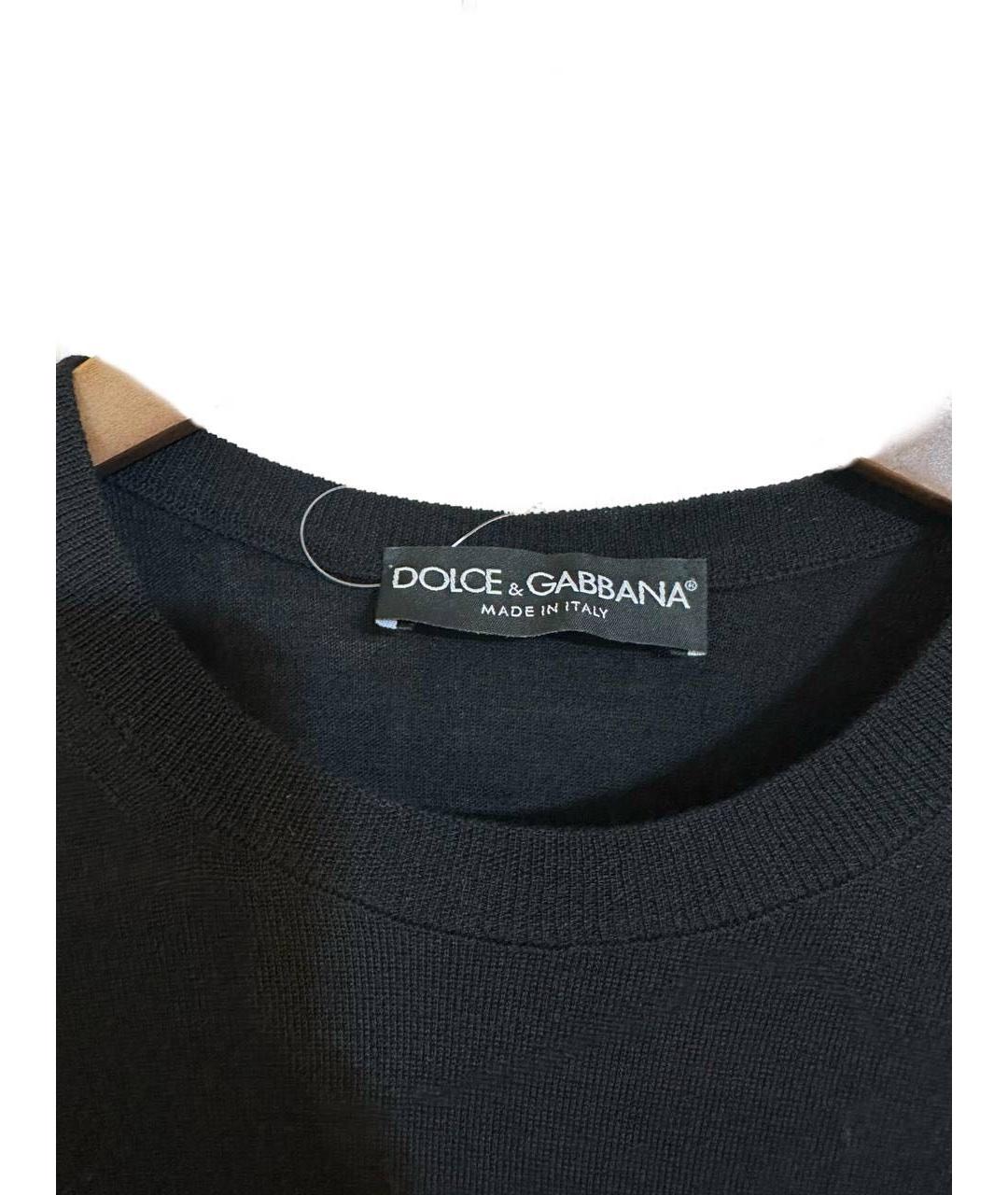 DOLCE&GABBANA Черный джемпер / свитер, фото 3
