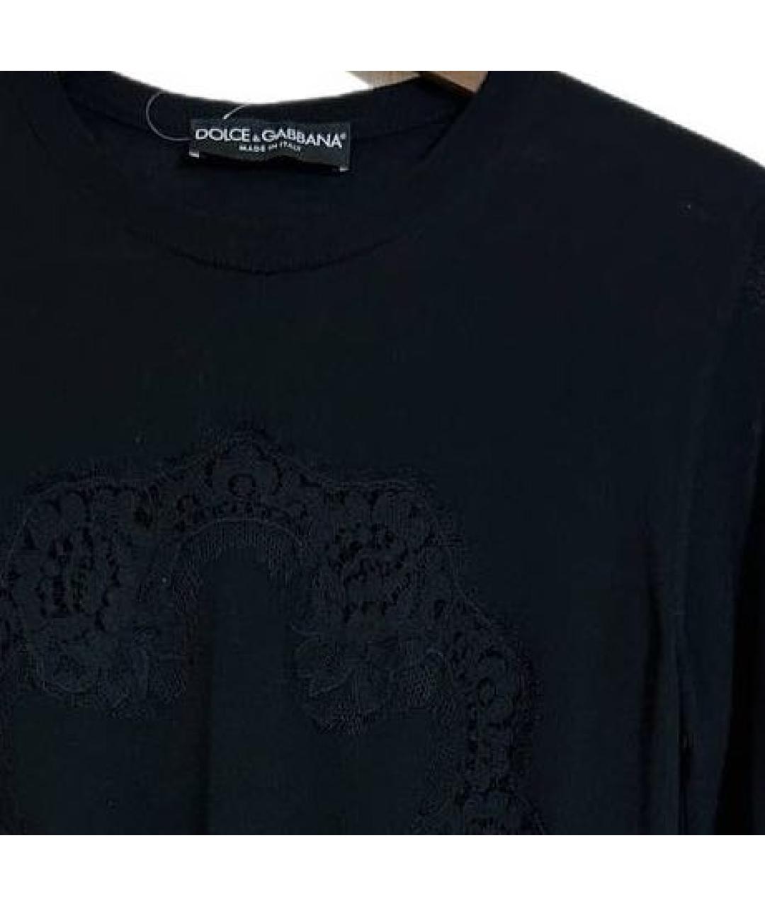 DOLCE&GABBANA Черный джемпер / свитер, фото 4