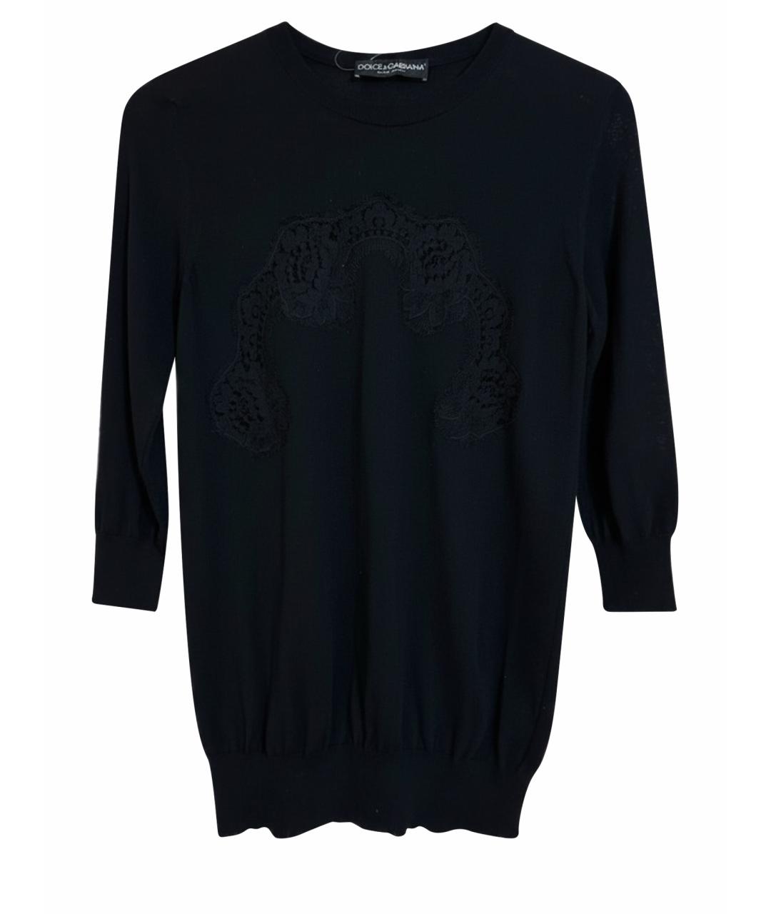 DOLCE&GABBANA Черный джемпер / свитер, фото 1