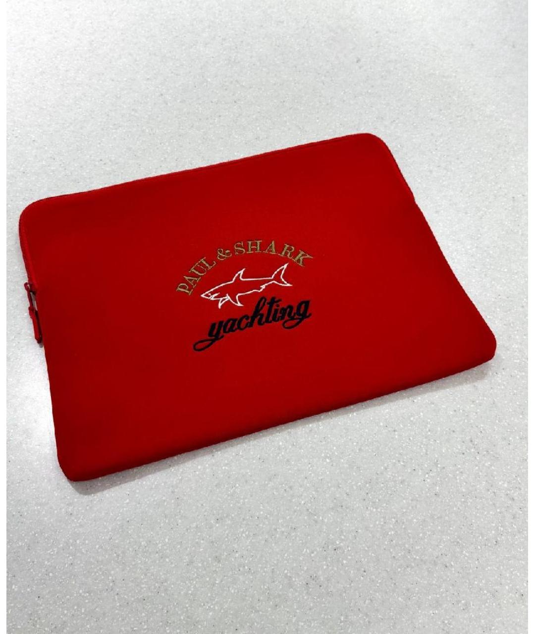 PAUL & SHARK Красная дорожная/спортивная сумка, фото 6
