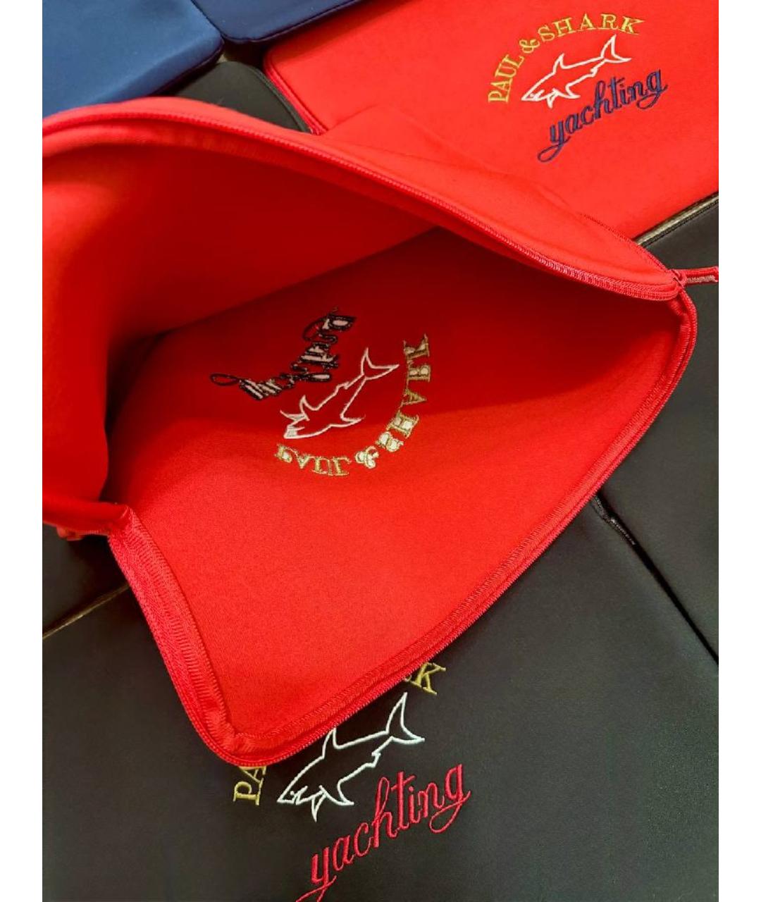 PAUL & SHARK Красная дорожная/спортивная сумка, фото 4