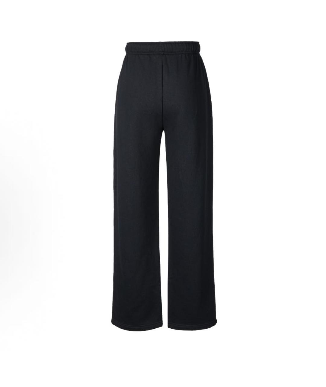 ALO YOGA Черные хлопко-эластановые спортивные брюки и шорты, фото 2