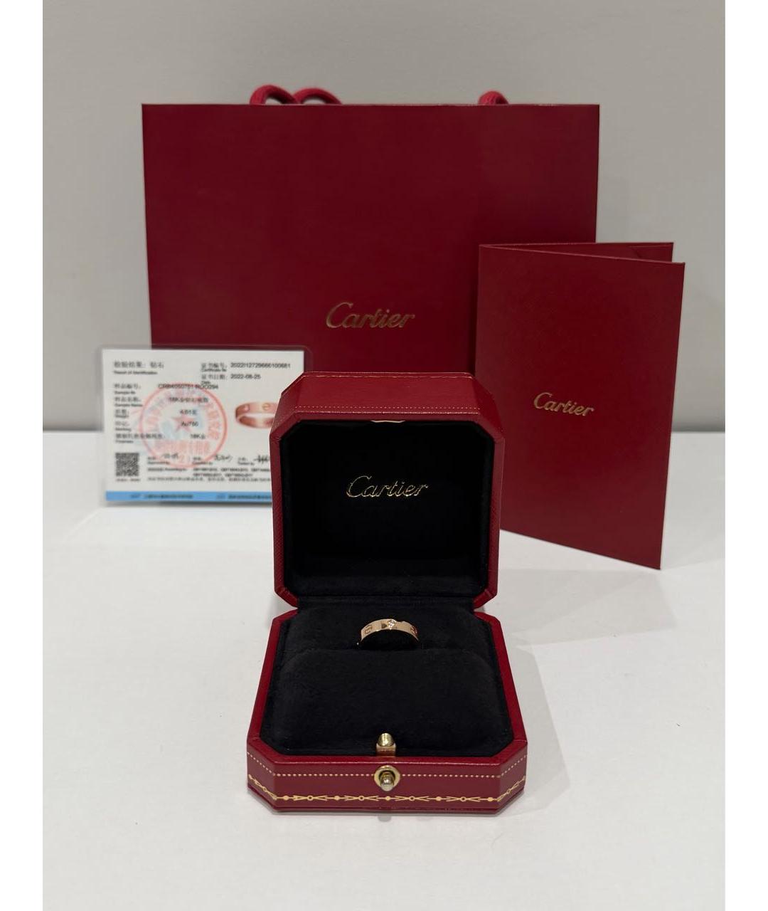 CARTIER Золотое кольцо из розового золота, фото 5