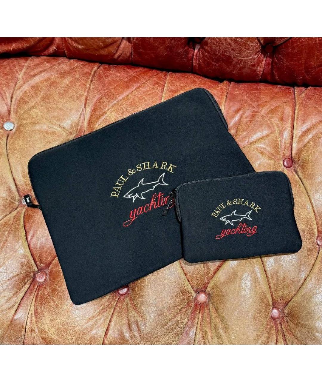 PAUL & SHARK Черная дорожная/спортивная сумка, фото 3