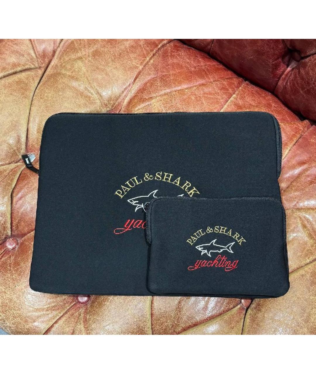 PAUL & SHARK Черная дорожная/спортивная сумка, фото 7