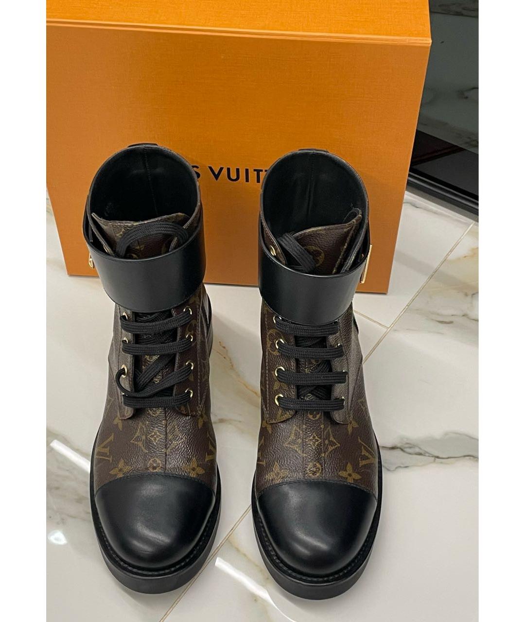 LOUIS VUITTON Коричневые ботинки, фото 2