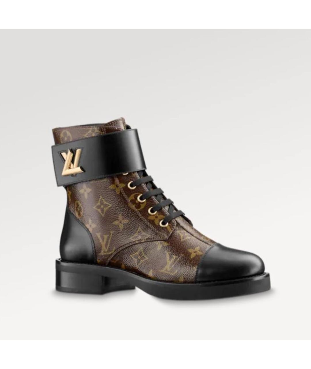 LOUIS VUITTON Коричневые ботинки, фото 7