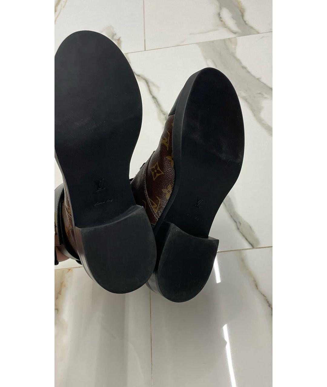 LOUIS VUITTON Коричневые ботинки, фото 6