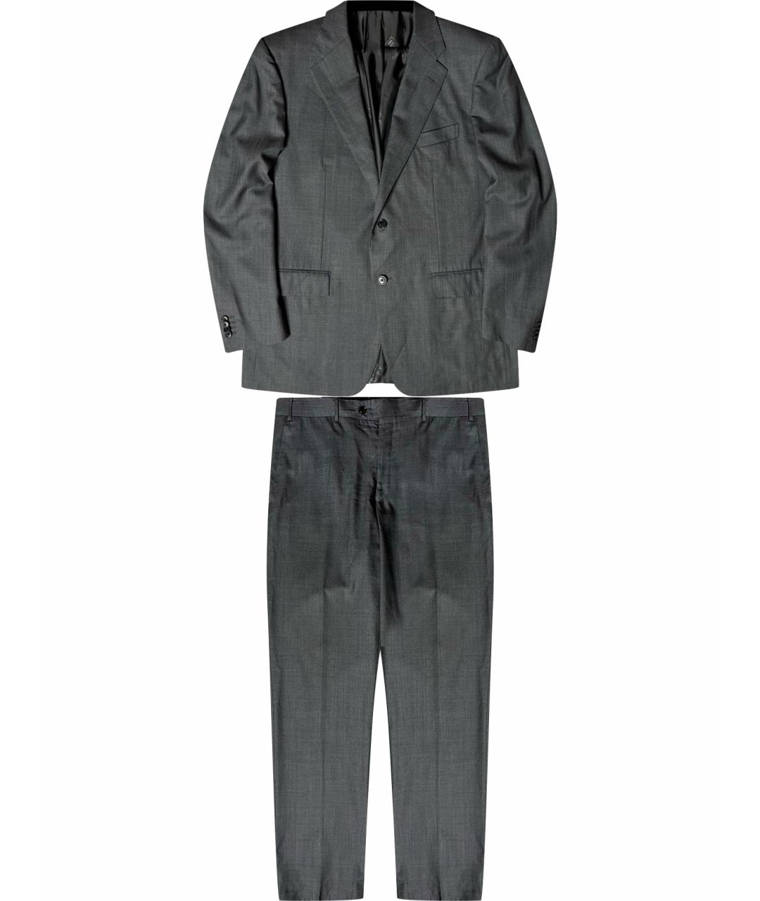 CORNELIANI Серый классический костюм, фото 1